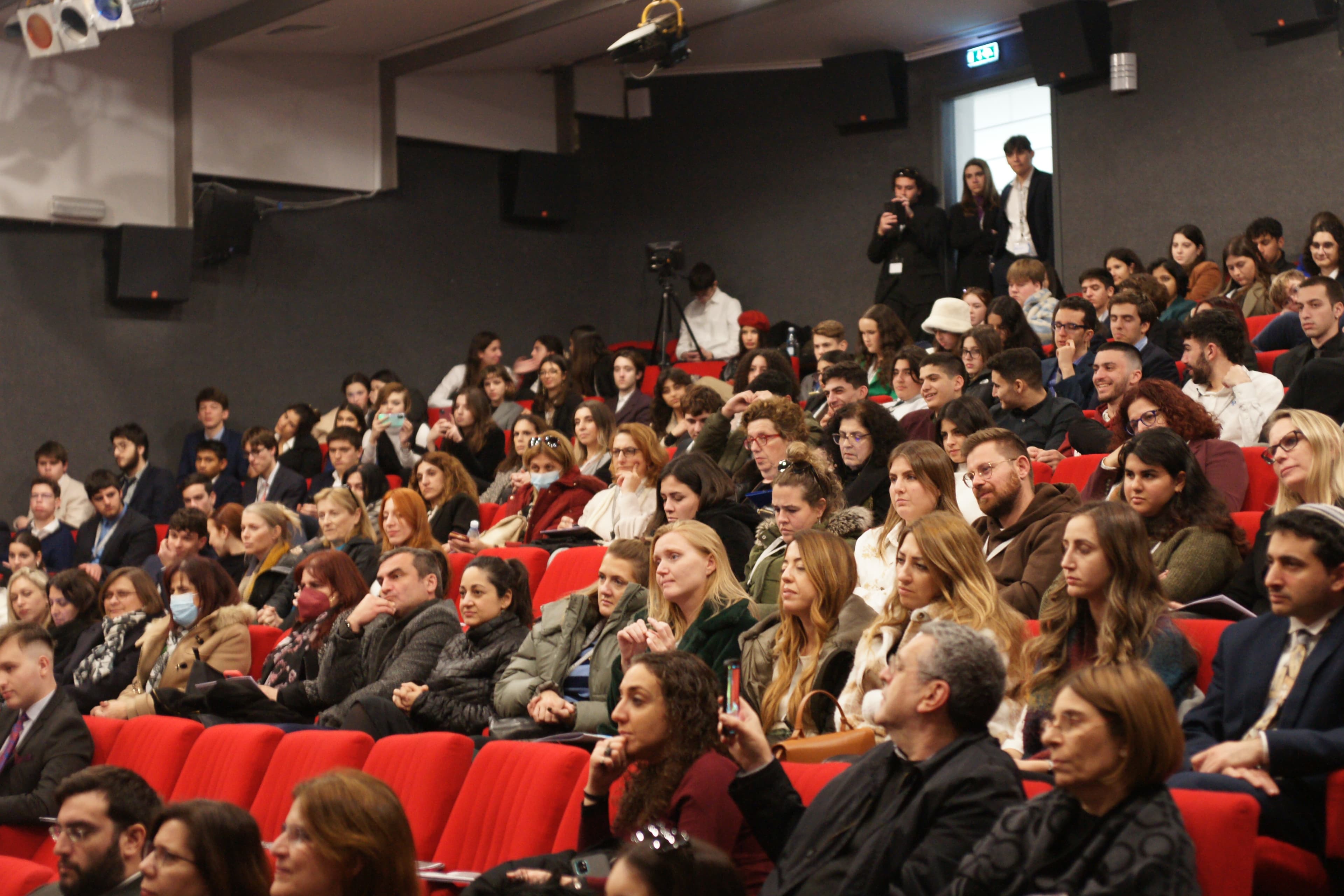 Delegates indoors