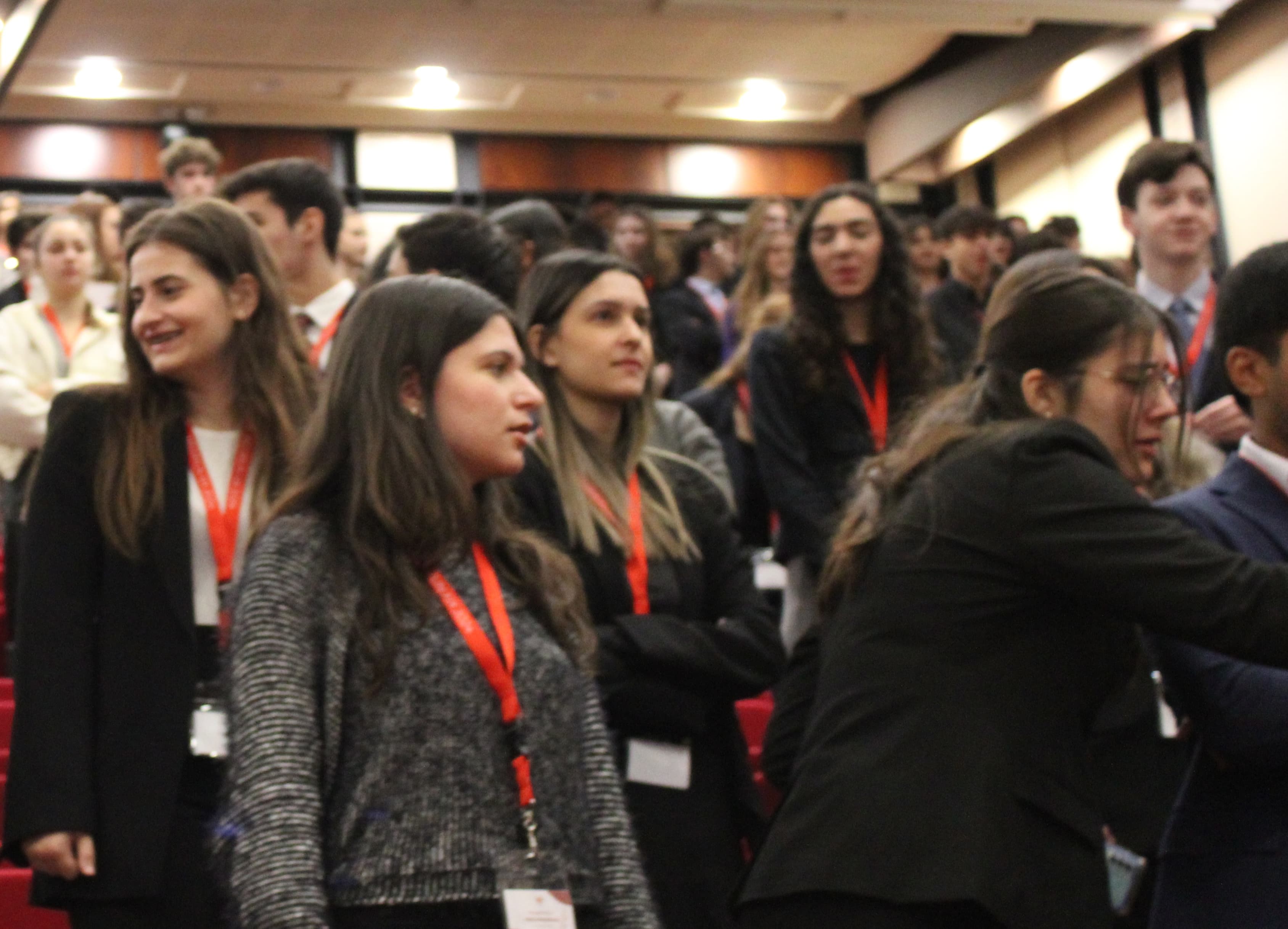 Plenary delegates standing